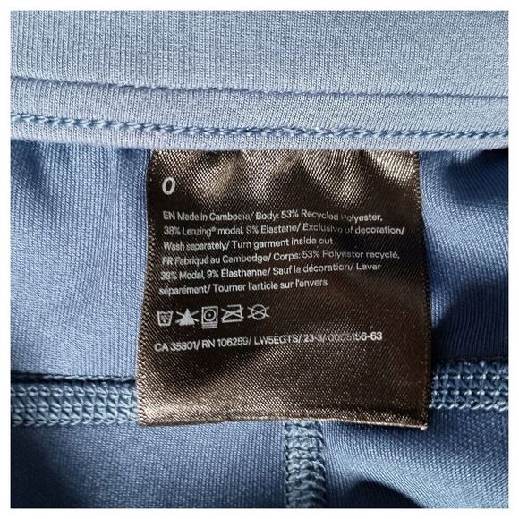 Lululemon Pants 0 Womens Blue Softstreme High-Rise Full Length Utility Regular - Picture 4 of 6